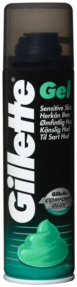 Shave Gel Sens Skin 195g Box of 6 (Razors, Blades, Shaving Foams/Gels) | CLEARENCE ITEM
