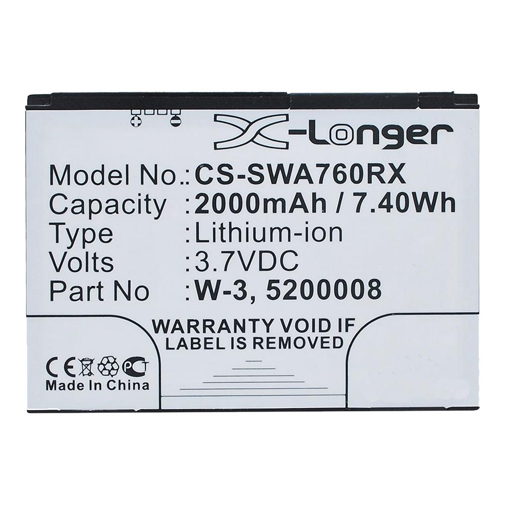 SIERRA WIRELESS W-3 3.7V 2000mAh Li-ion
