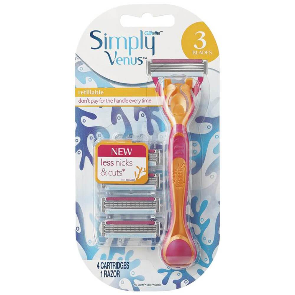 Simply Venus Razor Hybrid 4up