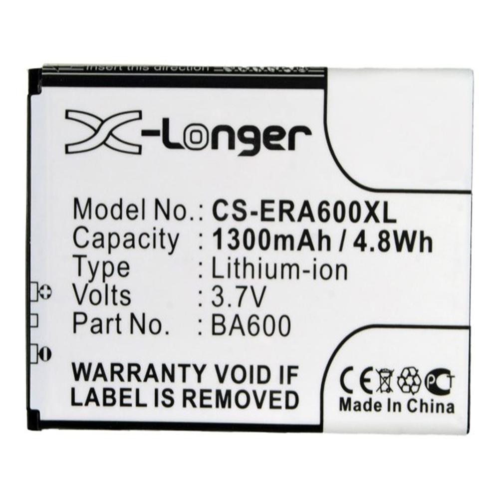 [PSOE2592] SONY ERICSSON BA600 3.7V 1300mAh Li-ion