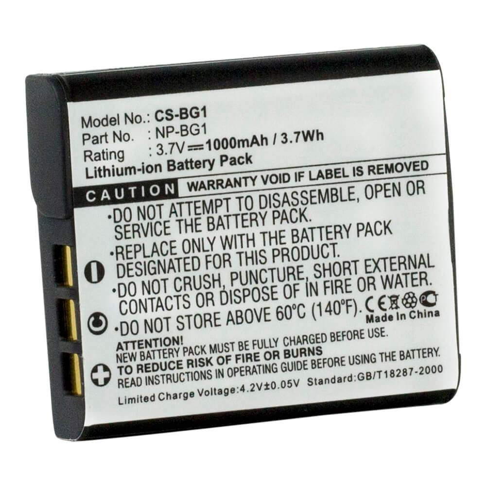 Sony NP-BG1; NP-FG1 3.7V 1000mAh Li-ion