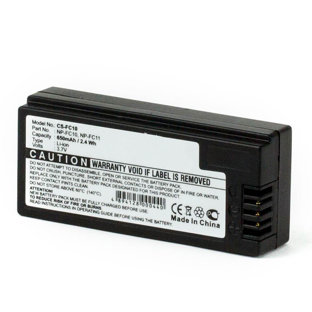 Sony NP-FC10; NP-FC11 3.7V 650mAh Li-ion