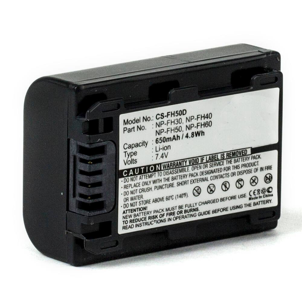 Sony NP-FH60 7.4V 650mAh Li-ion