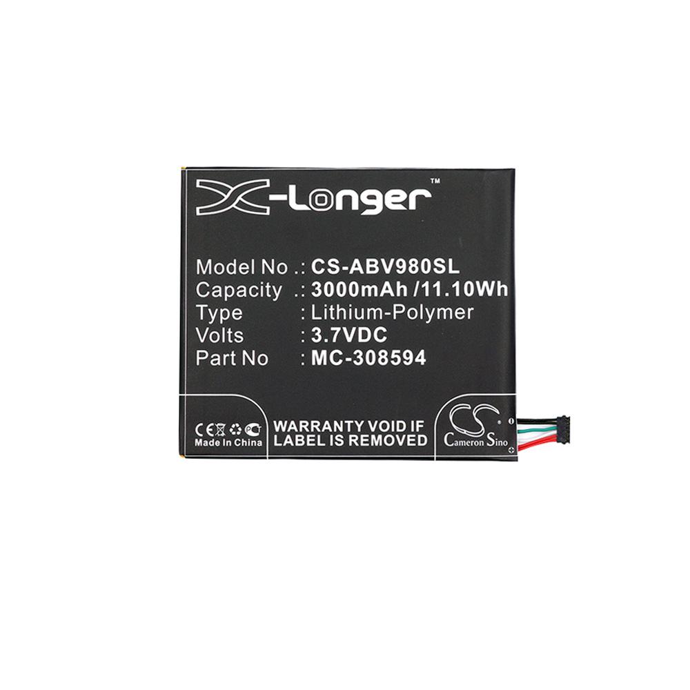 [BAMZ2157] Stryka Battery to suit AMAZON Kindel Fire 7 Gen 5 3.7V 3000mAh Li-Pol