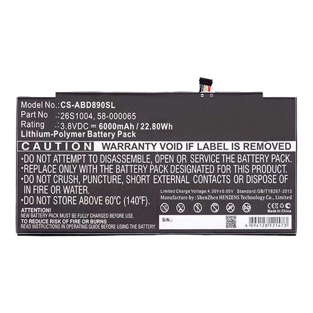 [BAMZ1235] Stryka Battery to suit AMAZON Kindle Fire HDX 8.9 3.8V 6000mAh Li-Pol