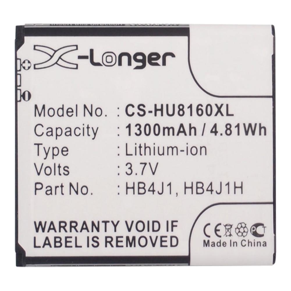 [PHUA9287] Stryka Battery to suit HUAWEI Ascend Y100 3.7V 1300mAh Li-ion