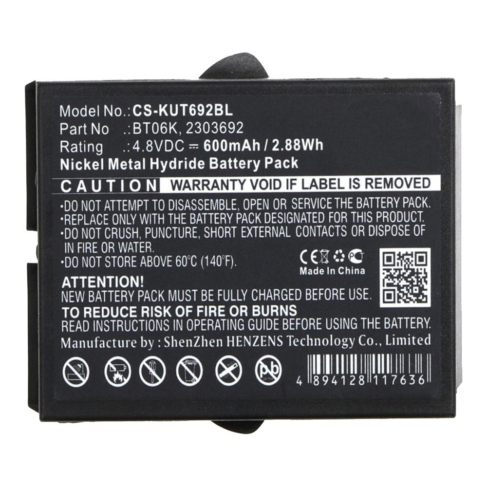 Stryka Battery to suit IKUSI BT06K 4.8V 600mAh NiMH