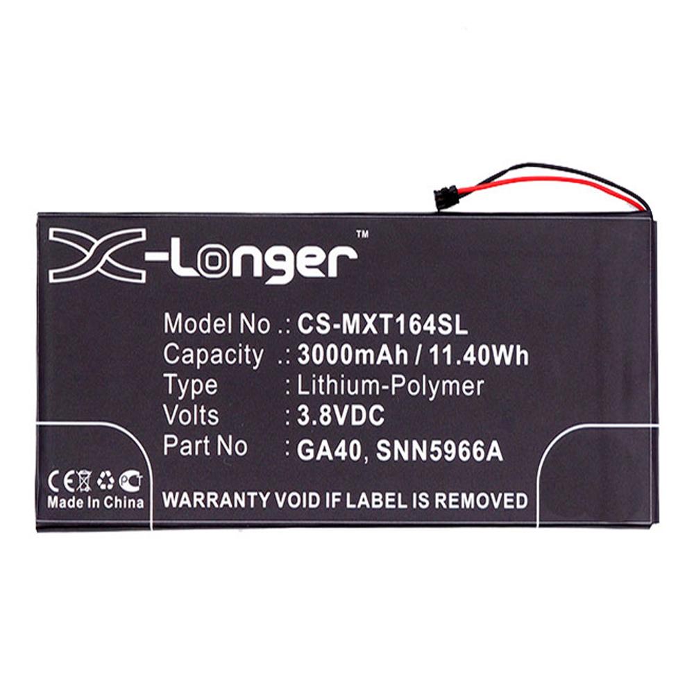 [PMOT1488] Stryka Battery to suit MOTOROLA Moto G4 Plus 3.8V 3000mAh Li-Pol - 4-6 Weeks Delivery
