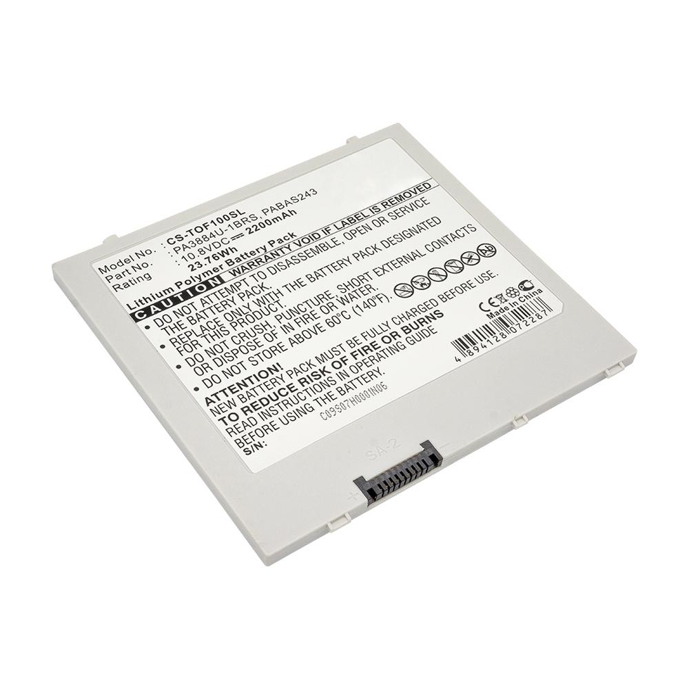 Stryka Battery to suit TOSHIBA AT100 10.8V 2200mAh Li-Pol