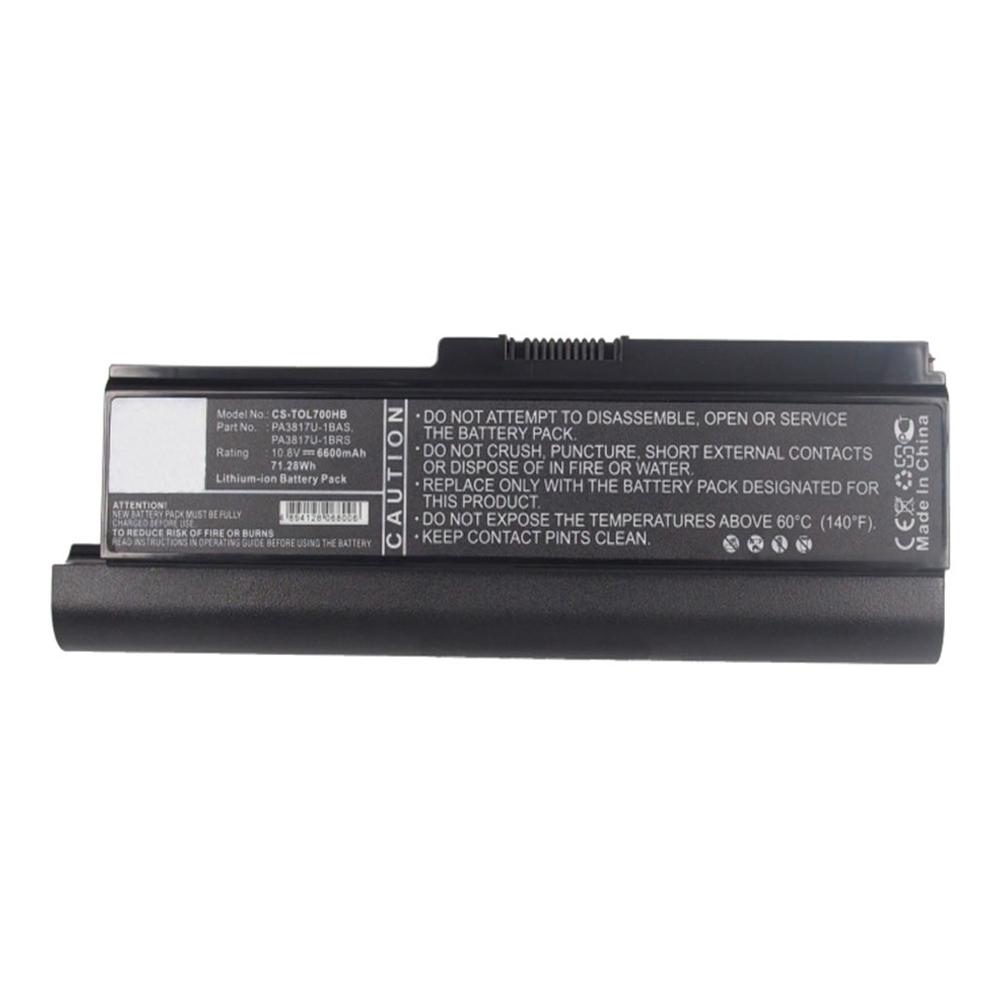 TOSHIBA PA3728U 10.8V 6600mAh Li-ion