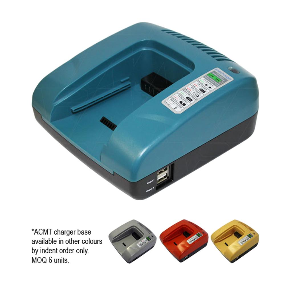 Universal 7.2V-20V NiCd - NiMH - LiIon Powertool Battery Charger Base (Green Colour)