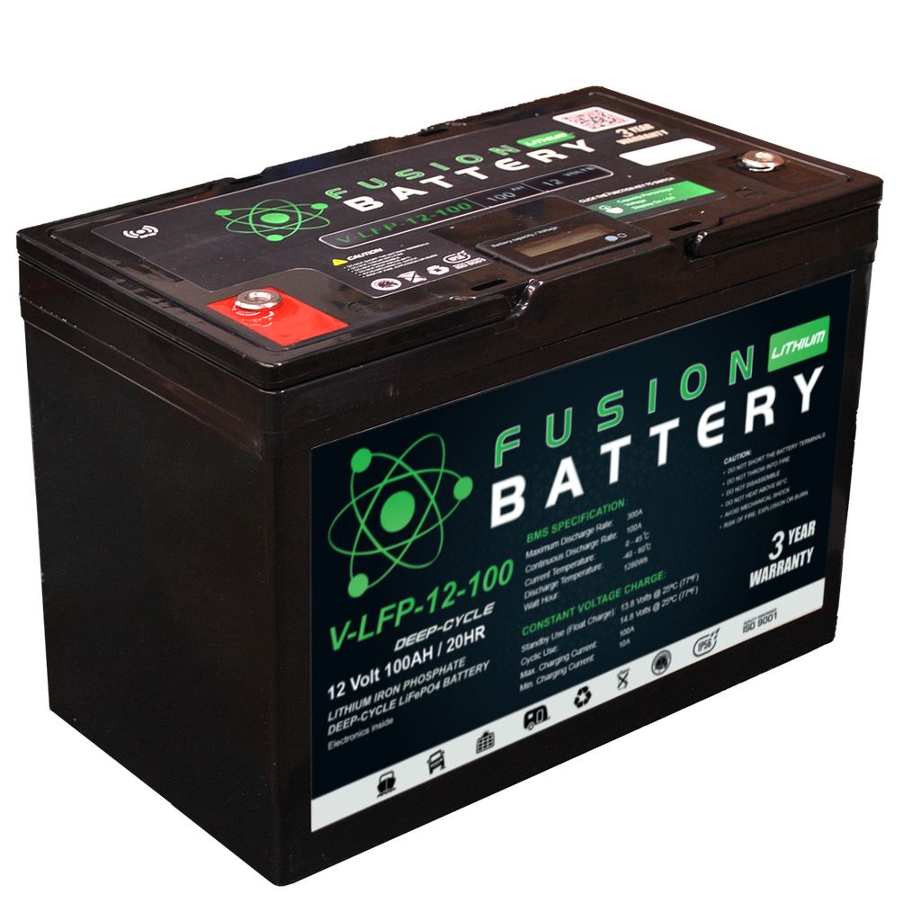 V-LFP-12-100 Lithium Ion Phosphate Deep-Cycle Battery