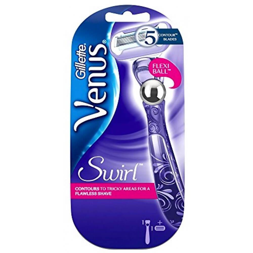 Venus Swirl Razor Box of 2 (Razors, Blades, Shaving Foams/Gels) | CLEARENCE ITEM