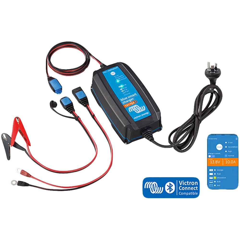 Victron Blue Smart IP65 SLA-LiFePO4 Charger 12V 15A