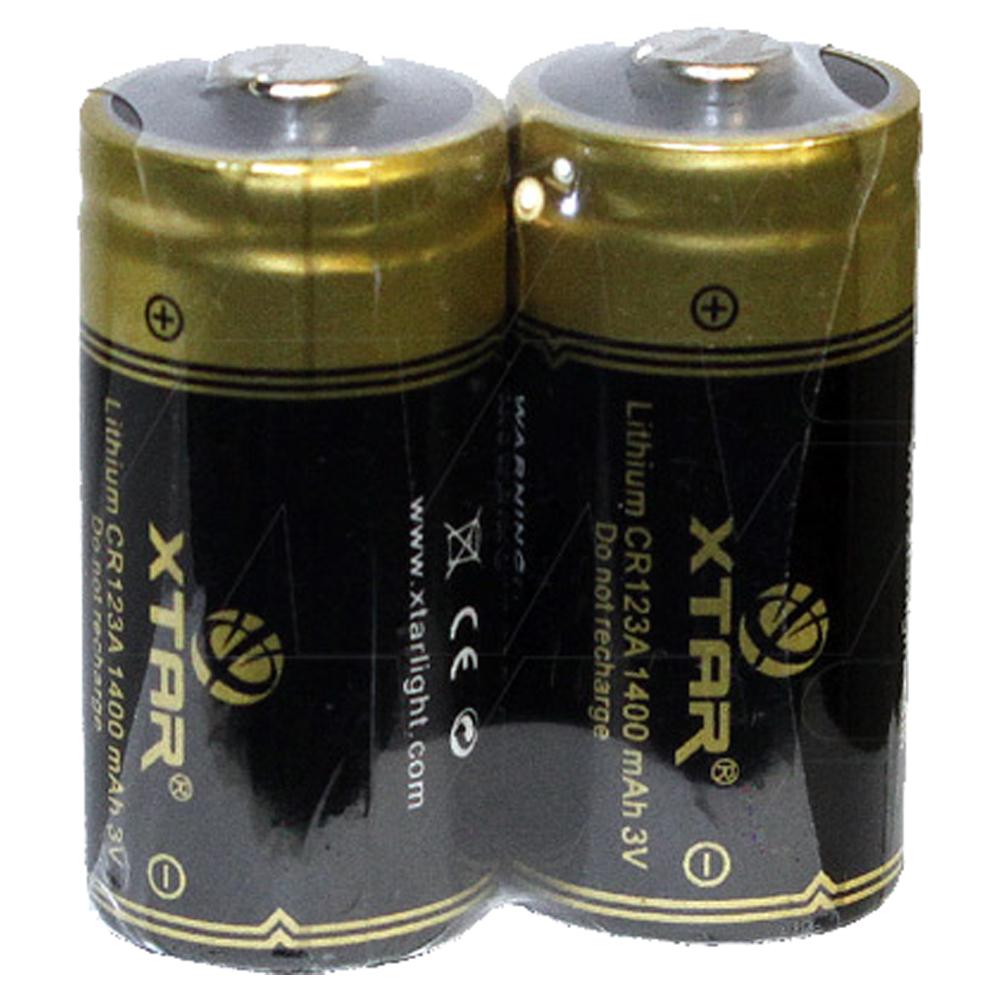 XTAR CR123A Lithium Battery