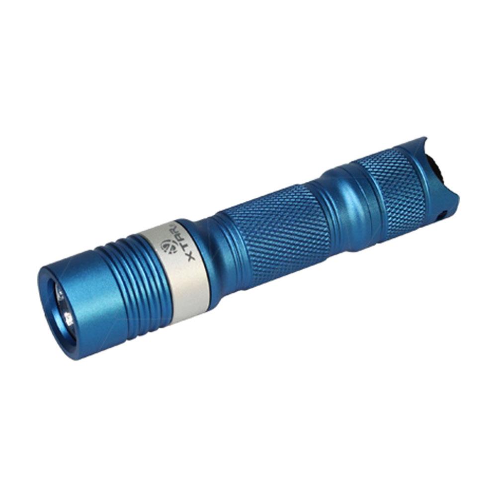 XTAR WK50 LED professional flashlight 150 lumens blue colour