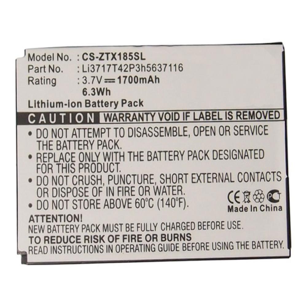 [PZTE3216] ZTE-TELSTRA F158; F159; X185 3.7V 1700mAh Li-ion