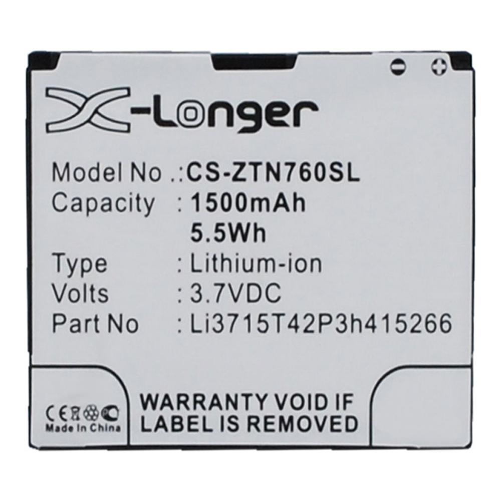 [PZTE3254] ZTE-TELSTRA Li3715T42P3h415266 3.7V 1500mAh Li-ion