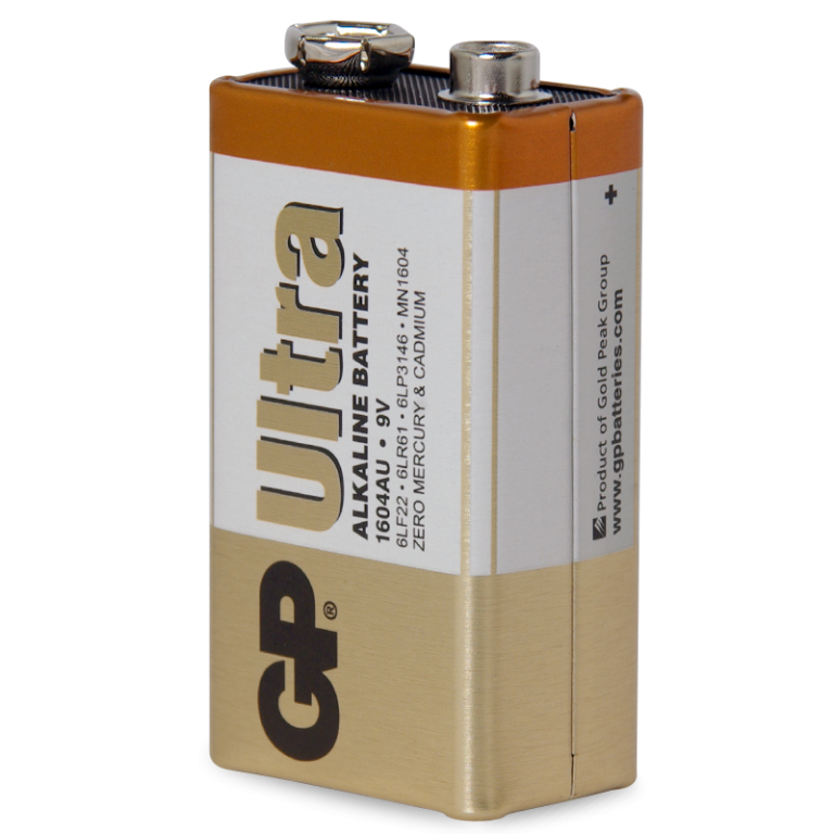 GP 9V Ultra Alkaline Battery