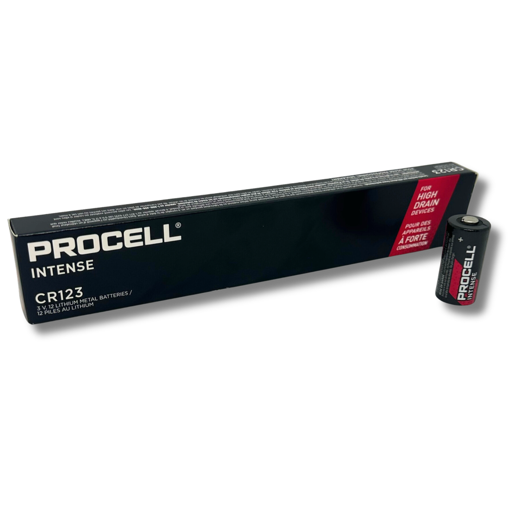 Duracell PROCELL CR123A 3V Lithium Battery Bulk Box of 12